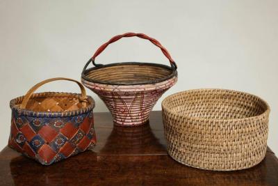 Collection of Three Swedish Baskets