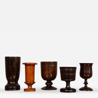 Collection of Treen Vessels