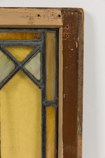 Collection of Various American Framed Stained Glass Panels