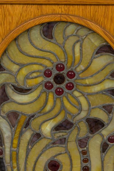 Collection of Various American Framed Stained Glass Panels