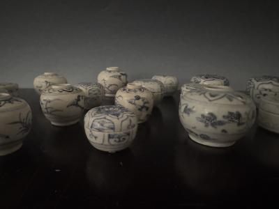 Collection of Vietnamese Hoi An Ceramic Jars