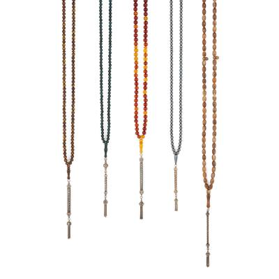 Collection of semi precious stones worry and prayer beads
