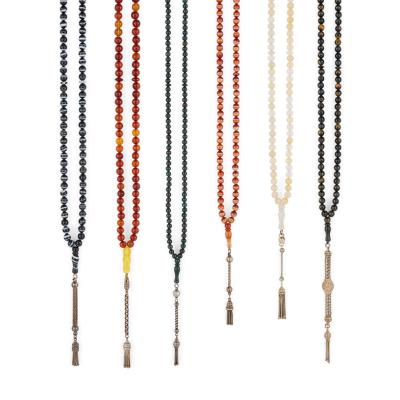 Collection of semi precious stones worry and prayer beads