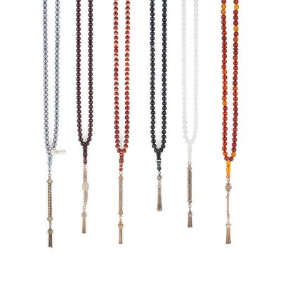 Collection of semi precious stones worry and prayer beads