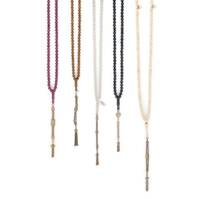 Collection of semi precious stones worry and prayer beads