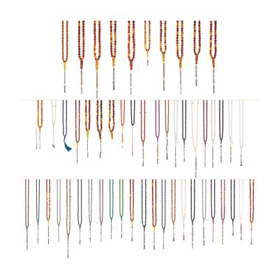 Collection of semi precious stones worry and prayer beads
