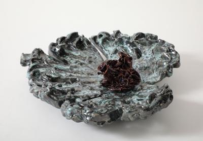 Colleen Carlson Iridescent Leaf Tray 