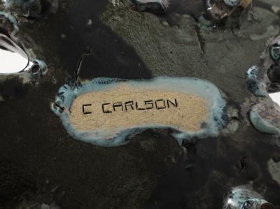 Colleen Carlson Iridescent Leaf Tray 