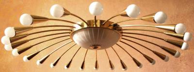 Collosal Ballroom Spider Ceiling Light Germany 1950s