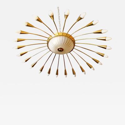 Collosal Ballroom Spider Ceiling Light Germany 1950s