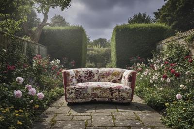 Colorful Danish Curved MCM Sofa