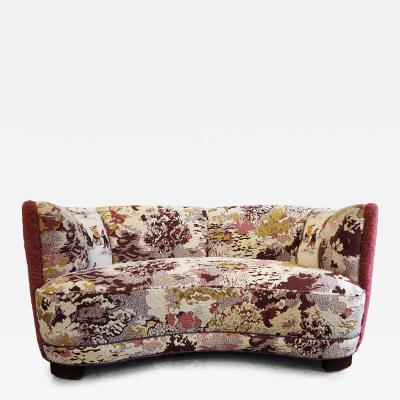 Colorful Danish Curved MCM Sofa