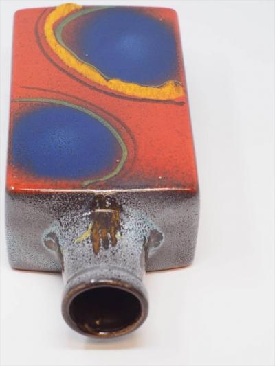 Colorful German Ceramic Vase