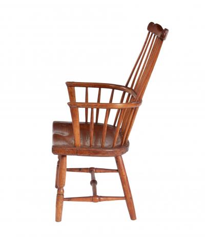 Comb Back 18th c Windsor Armchair