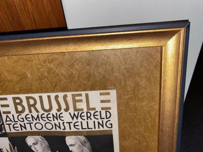 Commemorative Diploma for Belgian Artistic Art Deco Exposition