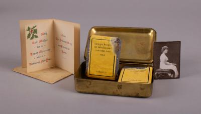Complete Brass WWI Princess Mary Box 1918