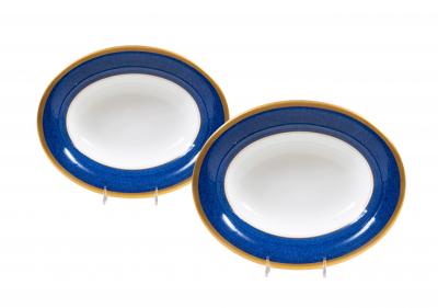 Complete English Porcelain Dinner Service For 12 People With Coffee Tea Service