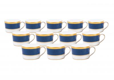 Complete English Porcelain Dinner Service For 12 People With Coffee Tea Service