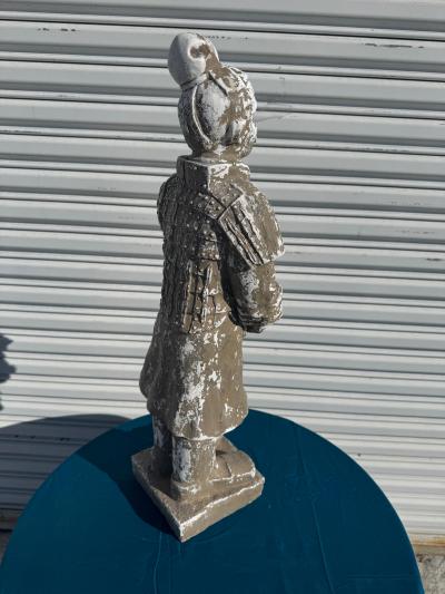 Composite Cast Asian Warrior Garden Sculpture 27 
