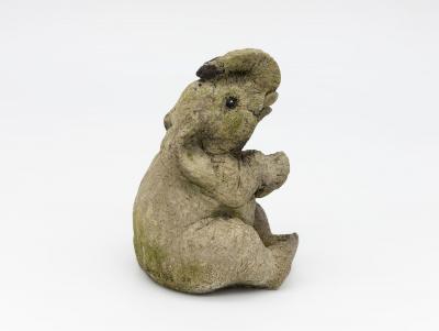 Composite Stone Elephant Garden Statue England Late 20th C 
