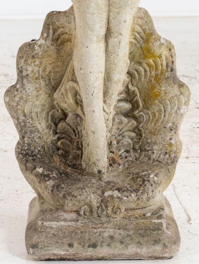 Composite Stone Figure of Venus Emerging from a Shell England Mid 20th C 