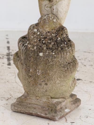 Composite Stone Figure of Venus Emerging from a Shell England Mid 20th C 