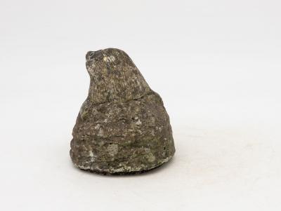 Composite Stone Mole Garden Ornament England 1960s