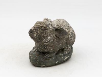 Composite Stone Rabbit or Bunny Garden Ornament French 20th Century