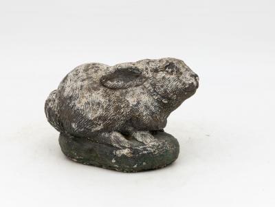 Composite Stone Rabbit or Bunny Garden Ornament French 20th Century
