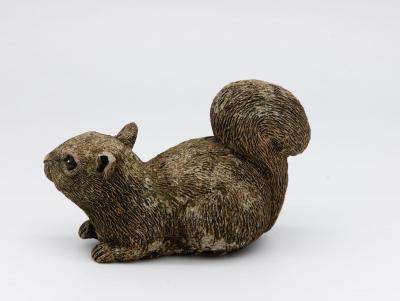 Composite Stone Squirrel Garden Ornament English 20th Century