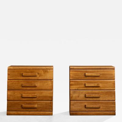 Conant Ball Chests of Drawers in Maple USA 1950s