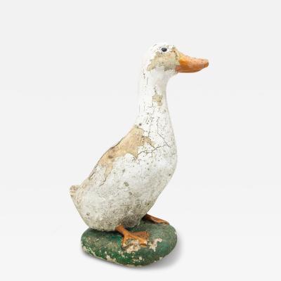 Concrete Duck Garden Ornament French 20th Century