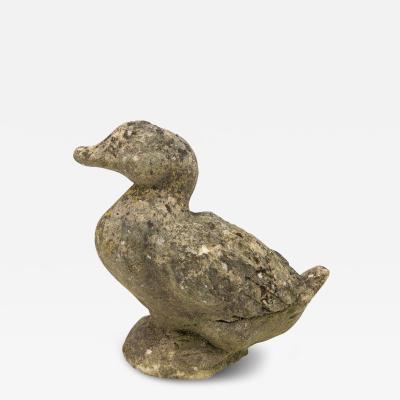 Concrete Duck Garden Ornament French 20th Century