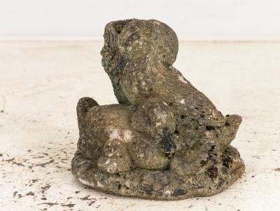 Concrete Duck and Ducklings Garden Ornament French 20th Century