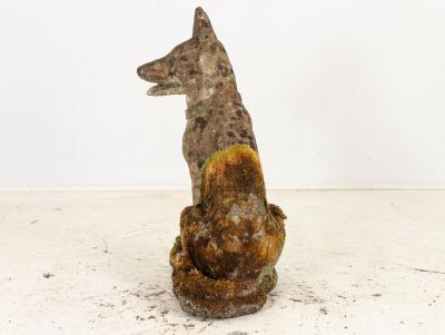 Concrete Shepherd Dog Garden Ornament English mid 20th Century