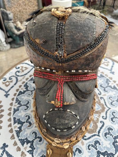 Congolese Kuba Bwoon Helmet Mask