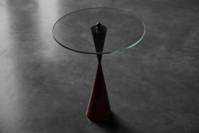 Conical Copper Side Table France 1970s