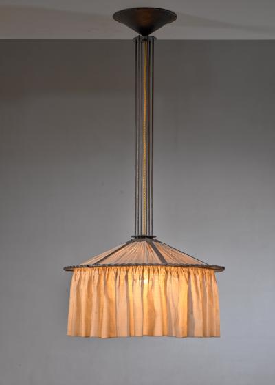 Conrad Fehn Amsterdamse School Pendant lamp by Conrad Fehn