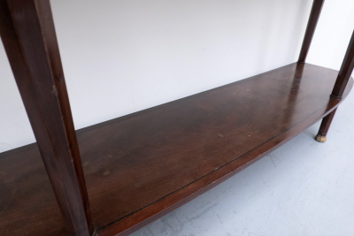 Console by Alban Chambon Mahogany and Marble 1900s