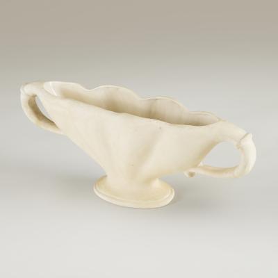 Constance Spry Extra Large scalloped Fulham Pottery urn by Constance Spry