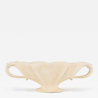Constance Spry Extra Large scalloped Fulham Pottery urn by Constance Spry