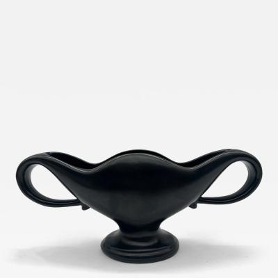 Constance Spry Twin Handled Vase with Scalloped Lip c 1930s