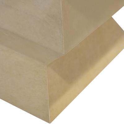 Constantin Br ncu i Chic Pair of Zig Zag Benches in Lacquered Goatskin with Gray Fur Seats 1970s