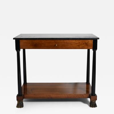 Consulate period lion paws console XIXth c 