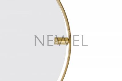 Contemporary American Gilt Metal and Clear Glass Tiered Plant Stand
