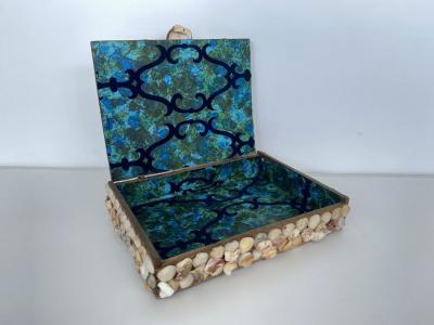 Contemporary American Modern Large Seashell Box
