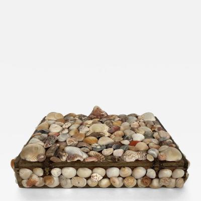 Contemporary American Modern Large Seashell Box