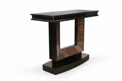 Contemporary Art Deco Style Palisander Veneer Console Table