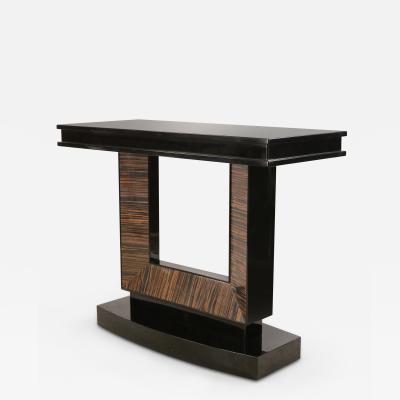 Contemporary Art Deco Style Palisander Veneer Console Table