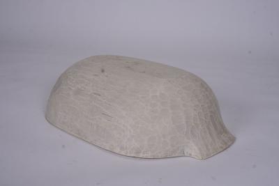 Contemporary Artisan Oolitic Limestone Bowl
